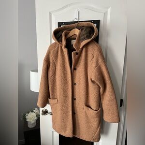 Zara Tan Teddy Jacket